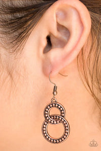 Perfect Zen Copper Earrings