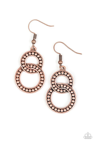 Perfect Zen Copper Earrings