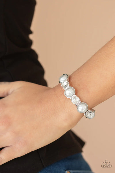 Elegant Entertainment White Bracelet