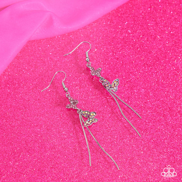 Aerial Affection - Pink Earrings