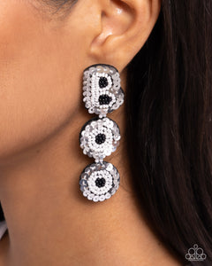 Halloween Bash - White Earring