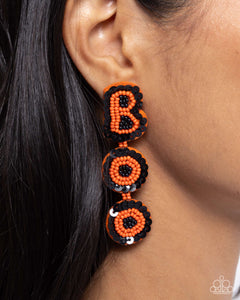 Halloween Bash - Orange Earring