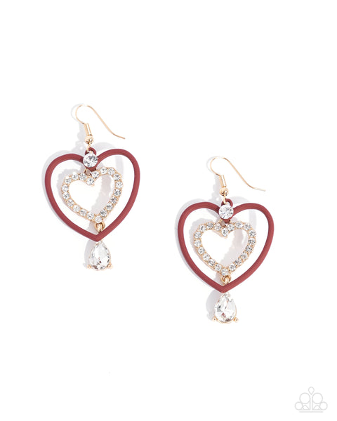 Soft and Sweet - Red Earrings