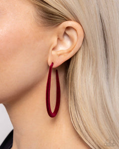 The Right Angle - Red Earrings