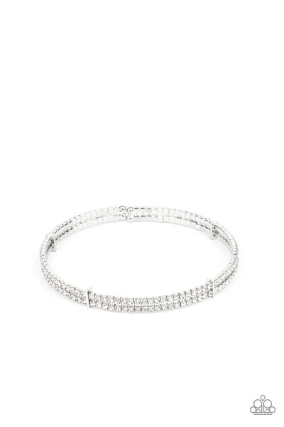 Standout Opulence White Bracelet