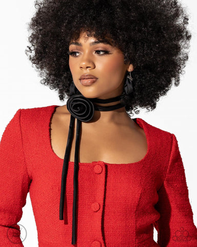 Rosette Reality Black Choker