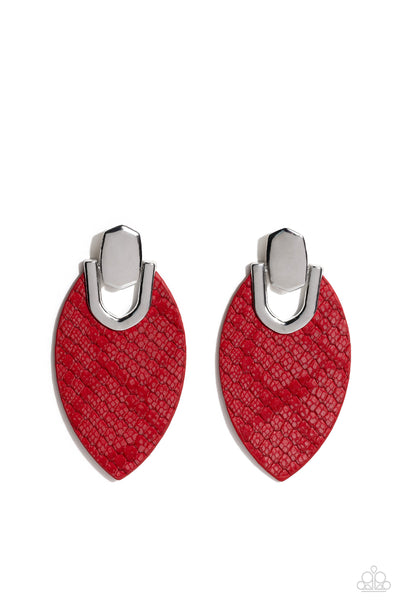 Wildly Workable - Red Earring