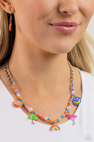 Summer Sentiment - Orange Necklace