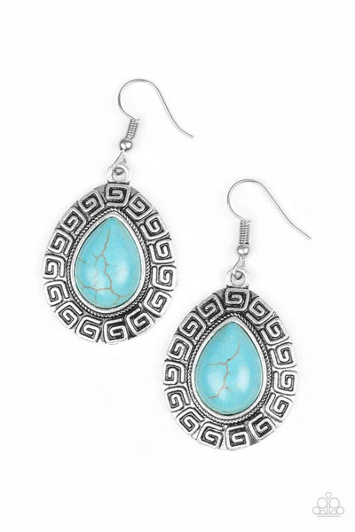 Tribal Tango Blue Earring