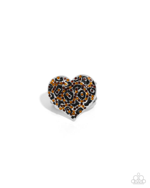 Cheetah Cameo - Brown Ring