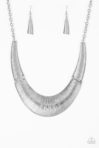 Feast or Famine Silver Necklace