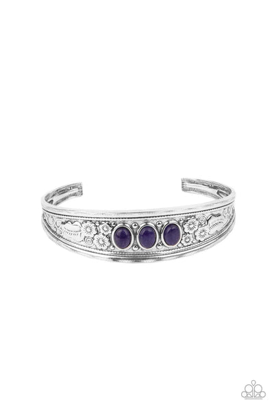 Flower Patch Picnic Purple Bracelet