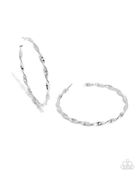 Steady Spirals - Silver Earrings