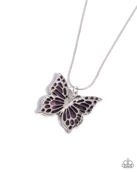 Magical Metamorphosis - Purple Necklace