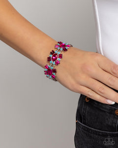 Bewildering Bling - Pink Bracelet