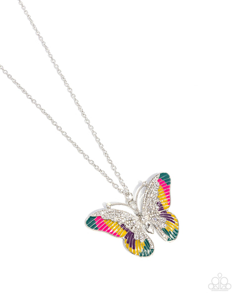 Papillon Pizzazz Yellow Necklace