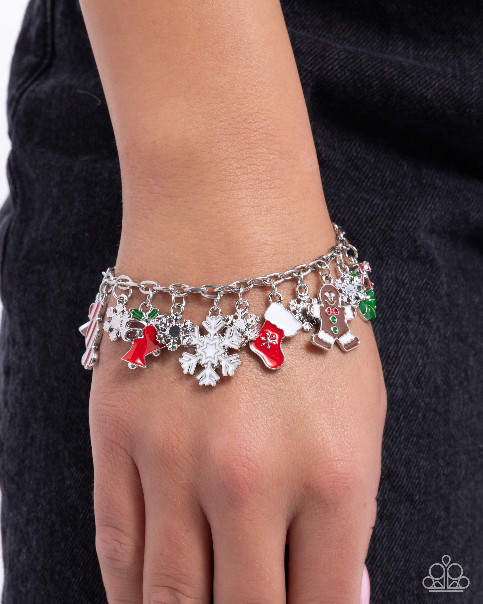 Christmas Cascade White Bracelet