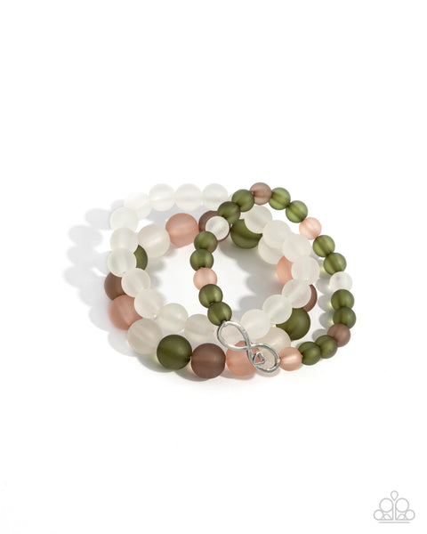 Simplistic Stack Green Bracelet