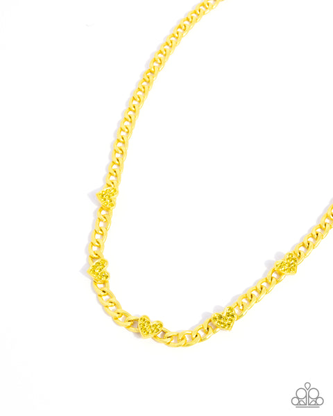 Fond Fashion Yellow Necklace