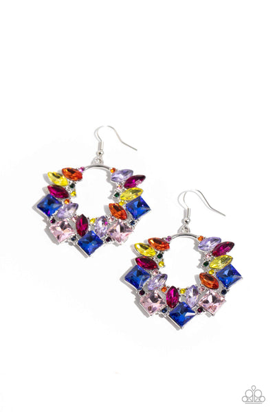 Wreathed in Watercolors Multi Earrings