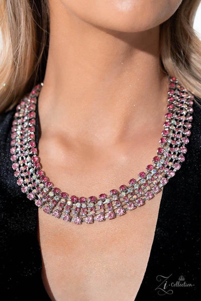 Flirtatious - Pink Zi Collection Necklace 2023