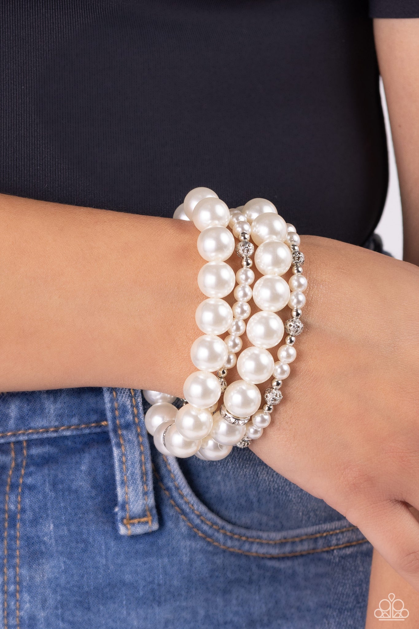 Vastly Vintage - White Bracelet