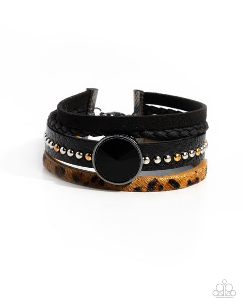 Fair LEATHER Black Bracelet