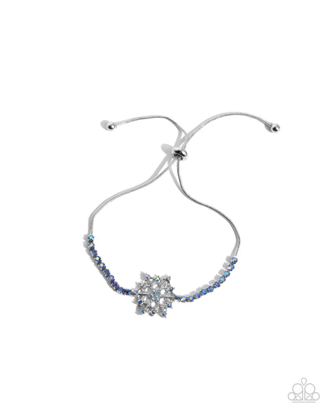 Snow Angel Shimmer Blue Bracelet