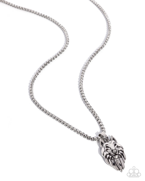 Wolf Warrior Silver Necklace