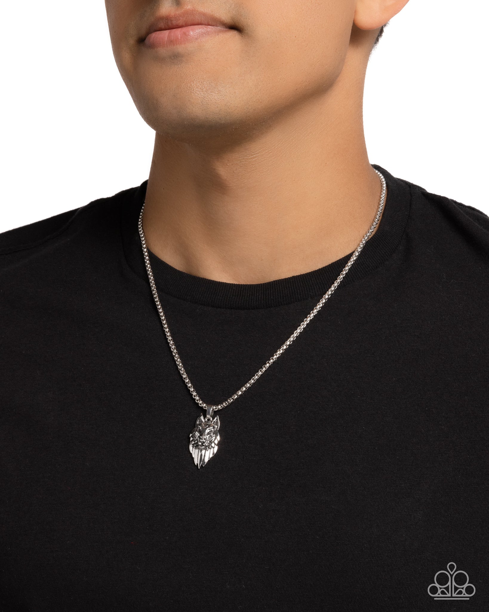 Wolf Warrior Silver Necklace