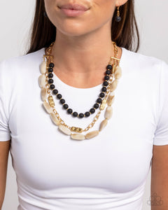 Eclectic Effect Black Necklace