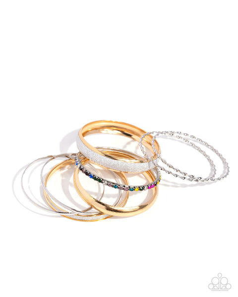 Smoldering Stack Bracelets