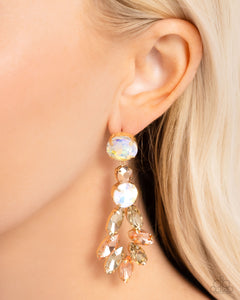 Cascading Cache Gold Earring