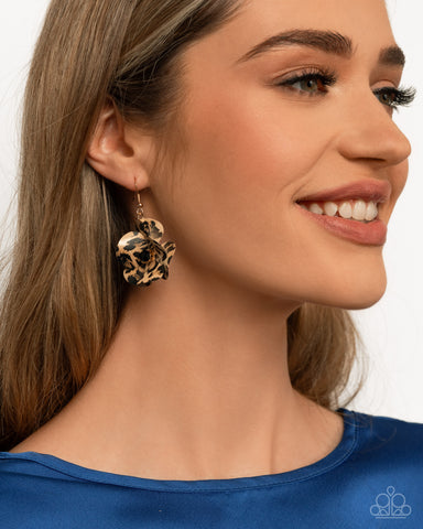 Legendary Leopard Black Earring