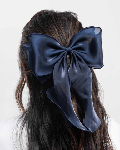 Streamlined Serenade Blue Hair Clip