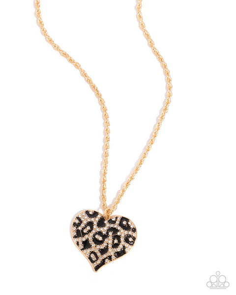 Cheetah Compound Gold Necklace