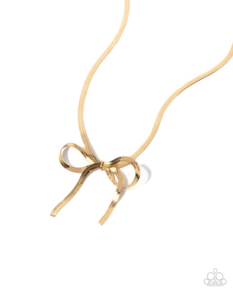 Ladylike Legato Gold Necklace