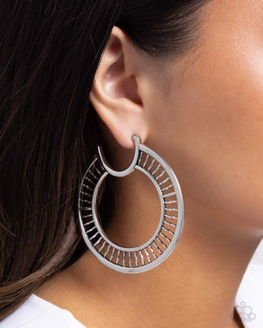 Set the Scene Silver Earrings