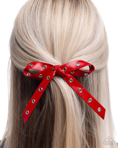 Generous Grommets Red Hair Clip