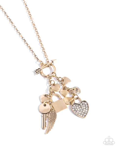 Valentines Venture Gold Necklace