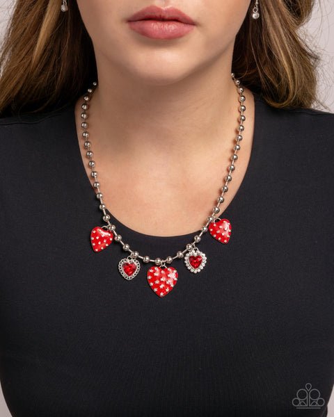 Mutual Affection Red Necklace