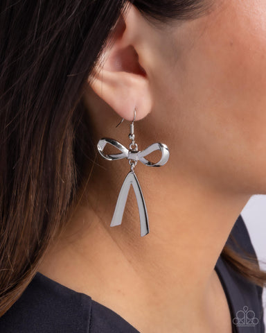 Dapper Delivery Silver Earrings