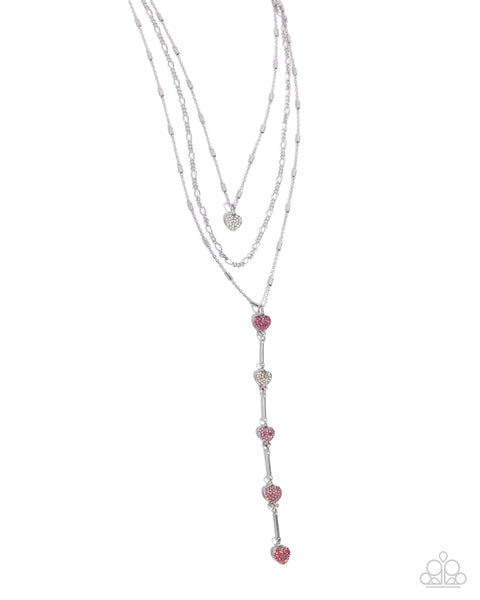 Valiant Valentine Pink Necklace