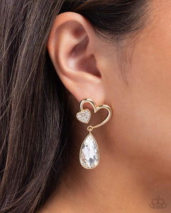 Coupling Up Gold Earrings