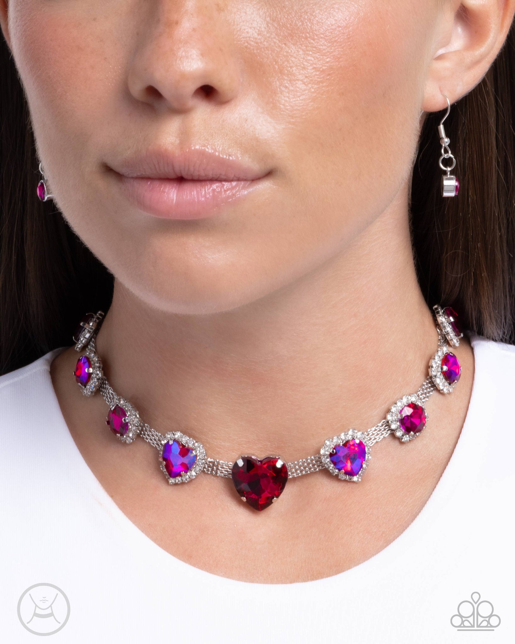 Valentines Vibe Pink Necklace