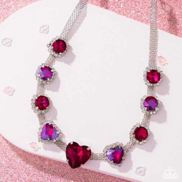 Valentines Vibe Pink Necklace