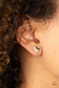 Pyramid Paradise Black Earring