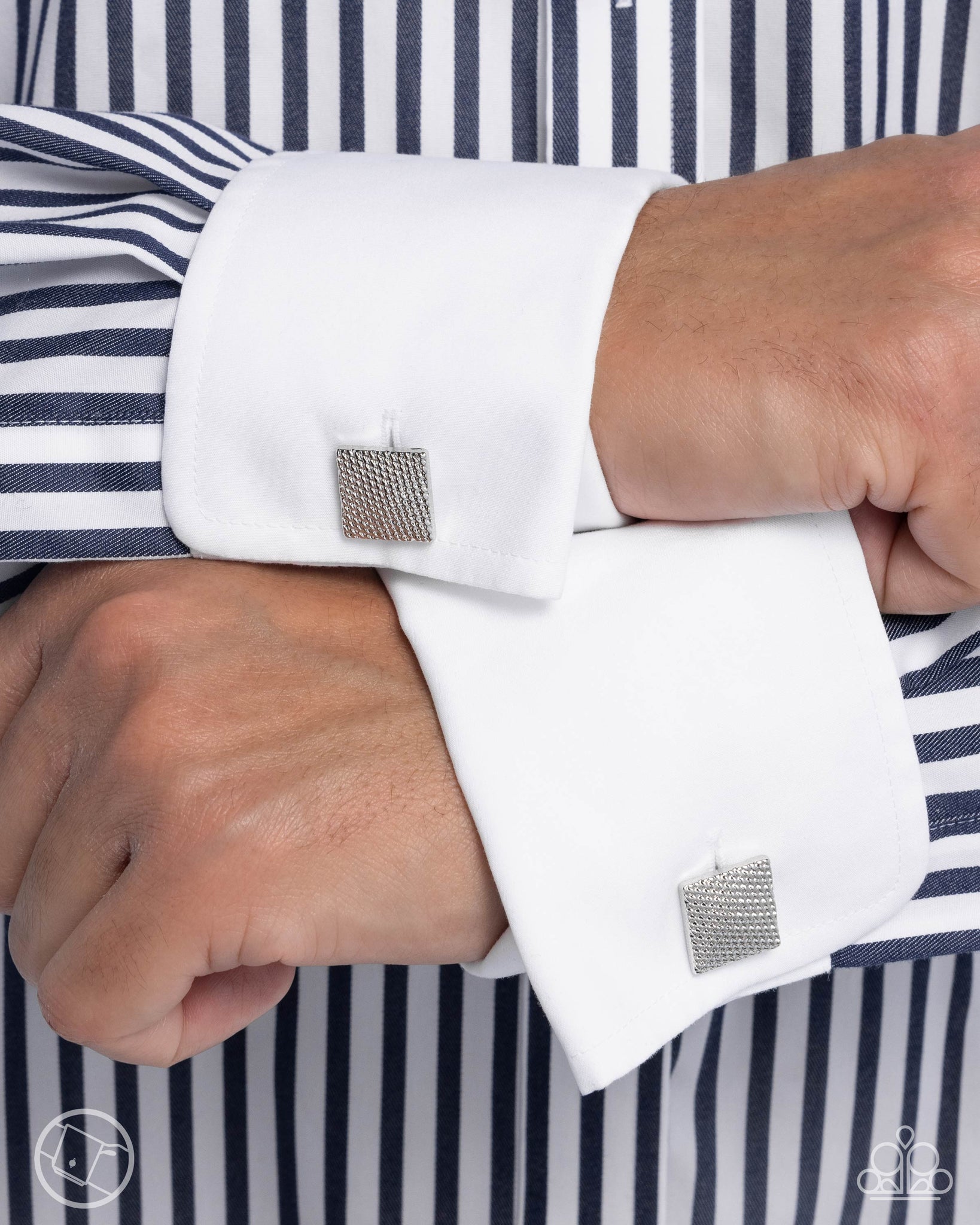 Shimmery Strength Cuff Links