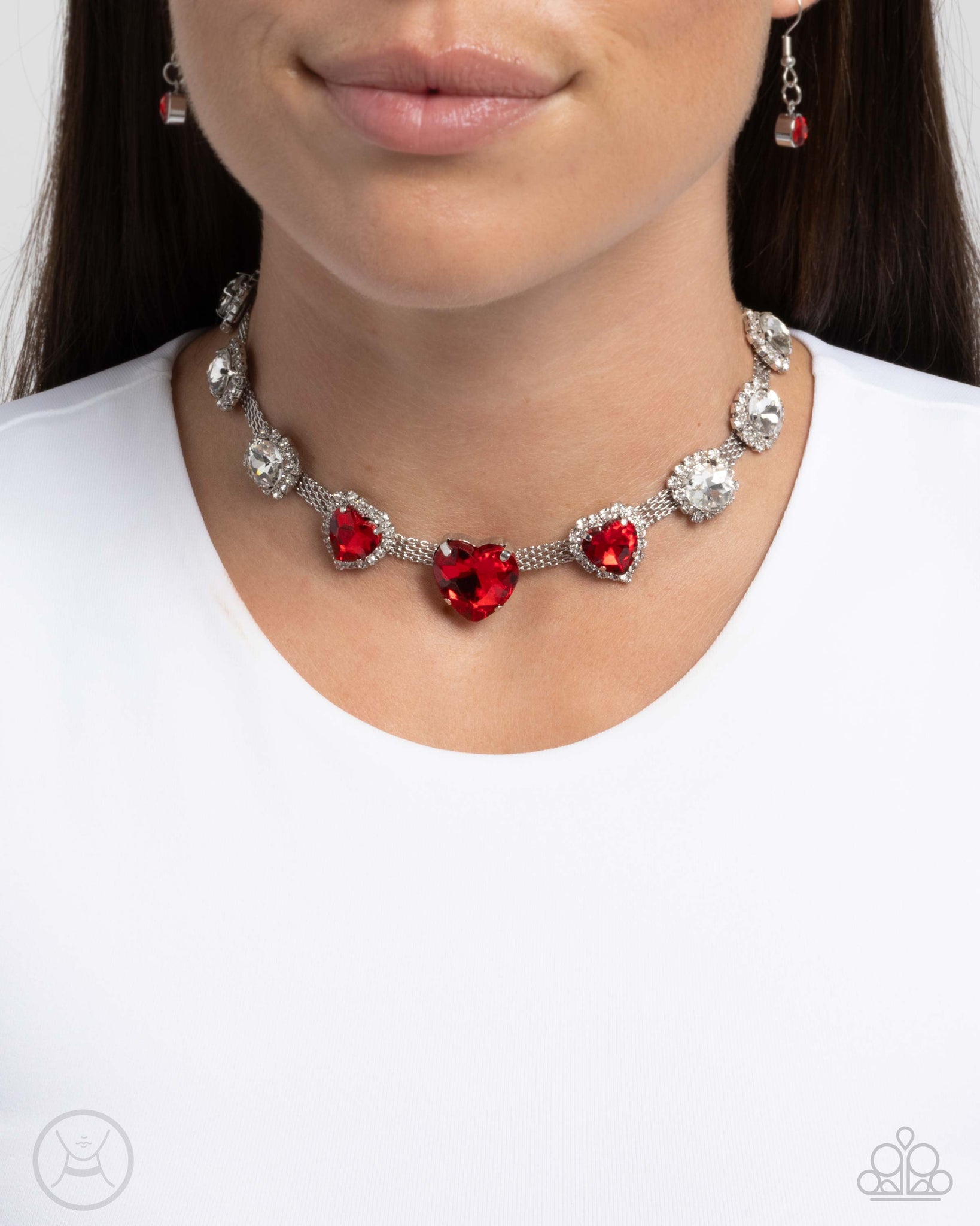 Valentines Vibe Red Necklace