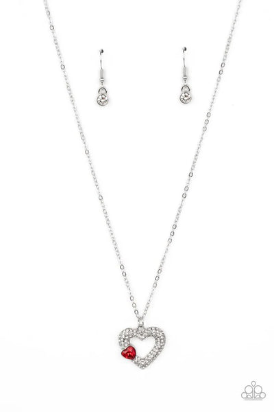 Bedazzled Bliss Red Necklace